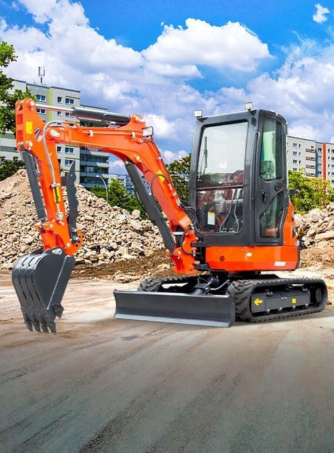 Mini excavátor
