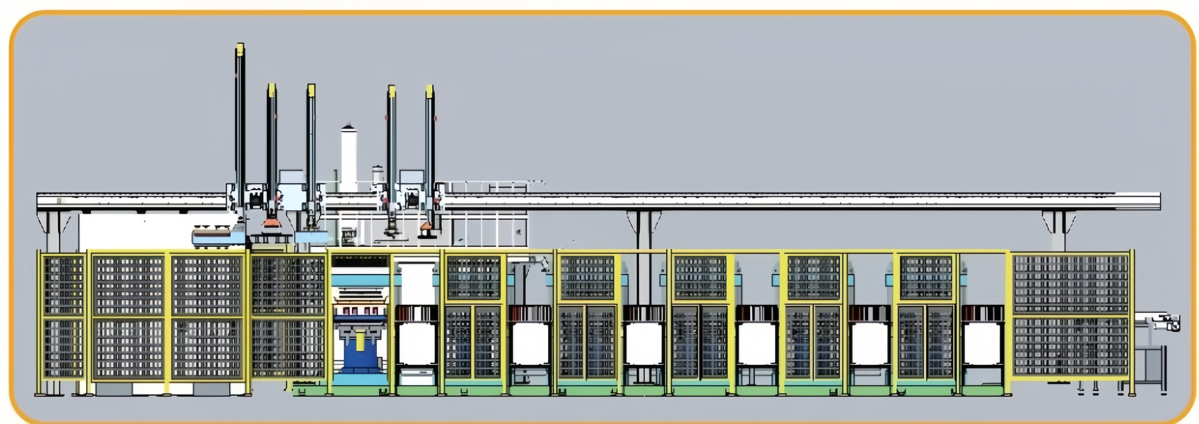 180T 6-station Automatic Proportional Hot Presses (Truss Type)