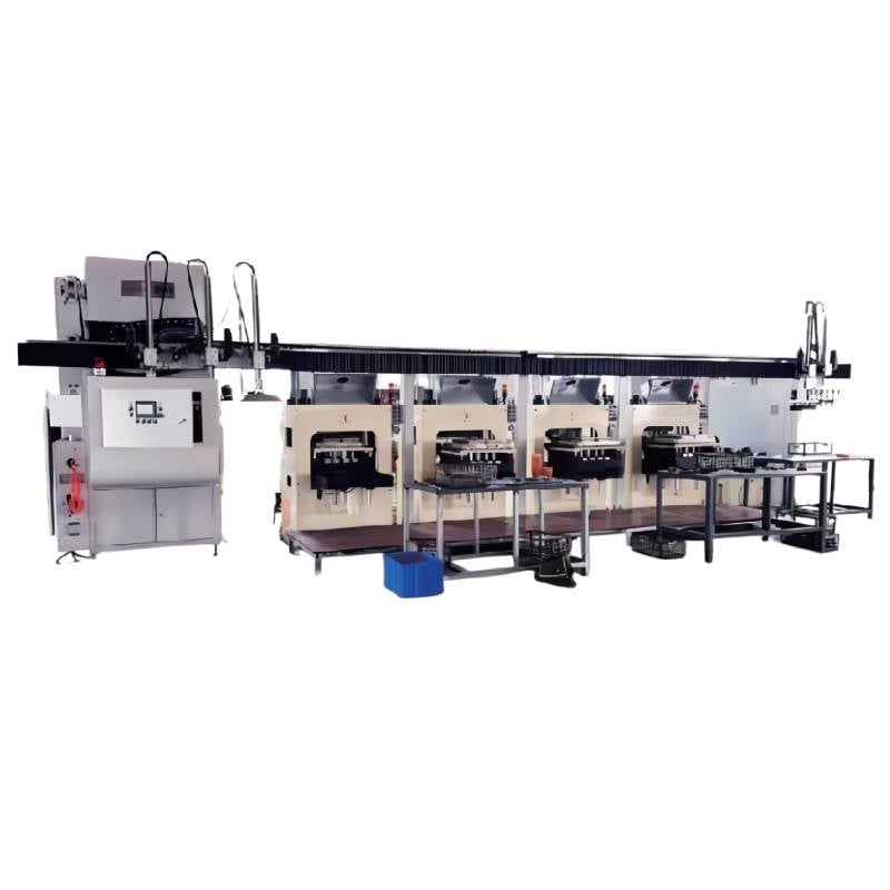 250T 4-station Semi-Automatic Equal Proportional Hot Presses (Truss Type)