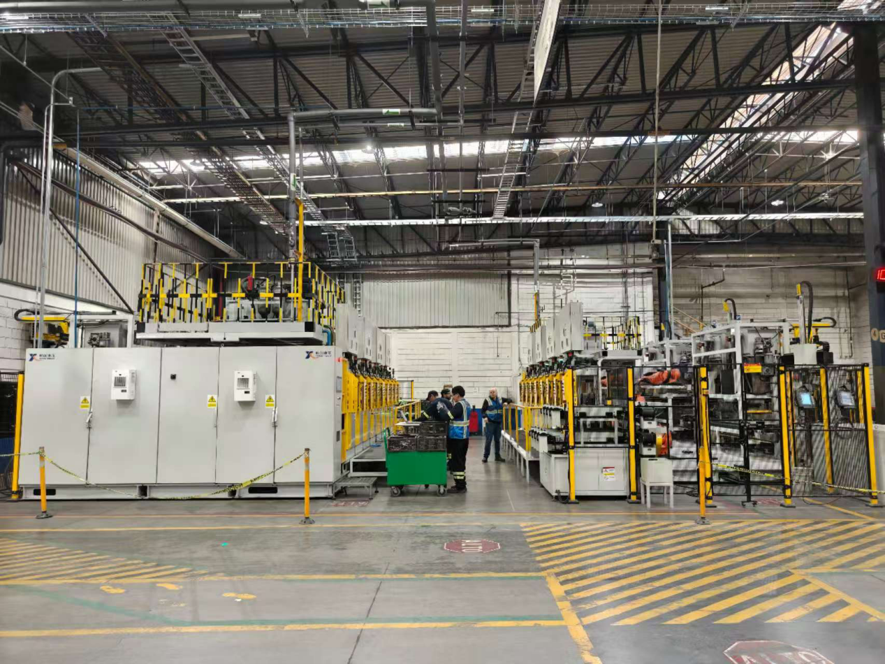 Successful Delivery of 200T 8 Station Fully Automatic Hot Press in  ZF Mexico Plant