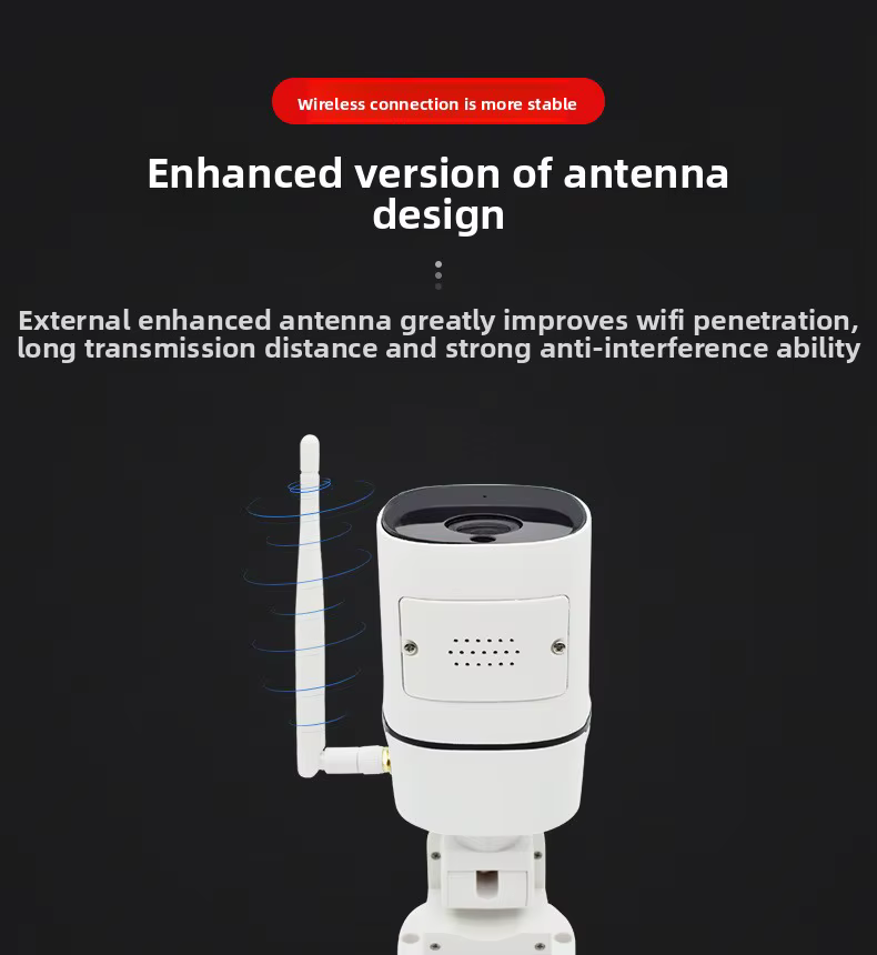 5MP Wireless Outdoor PTZ Security Camera with Infrared Night Vision Smart Home CCTV Monitor factory