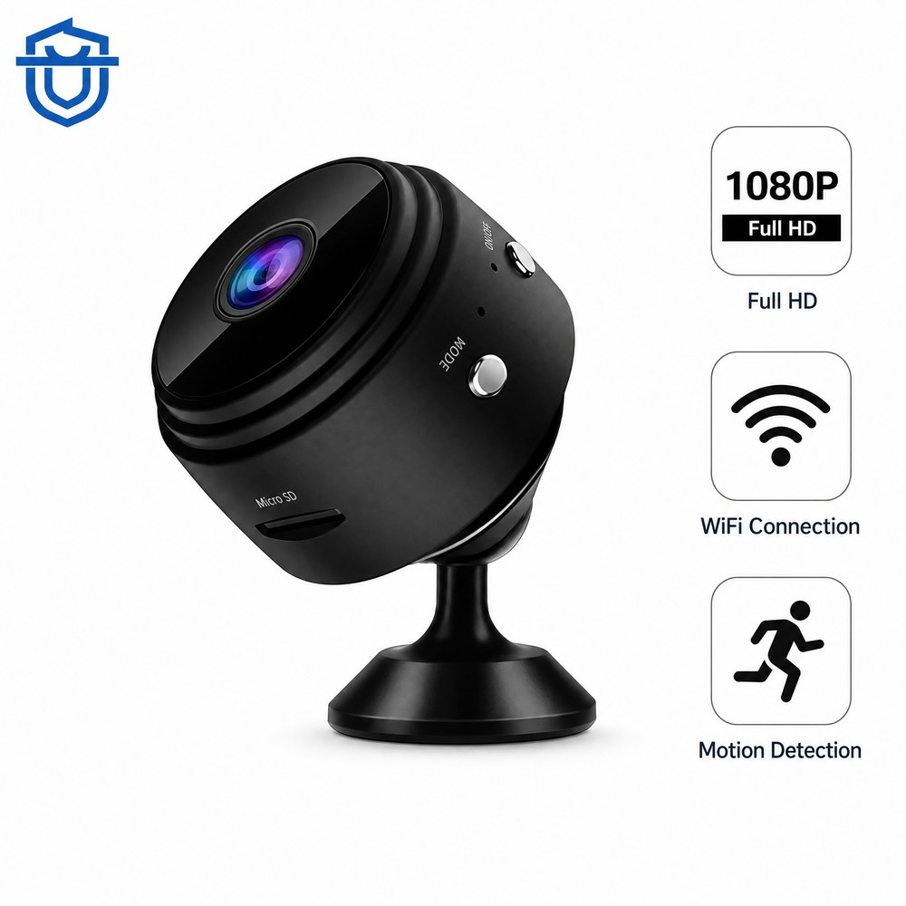 Kamera Keselamatan WiFi Pintar A9 Mini HD 1080P, Tanpa Wayar, Mudah Alih, Untuk Luar Bangunan, Kamera Tindakan DV, Pemantauan Video Rumah, Pengesanan Pergerakan