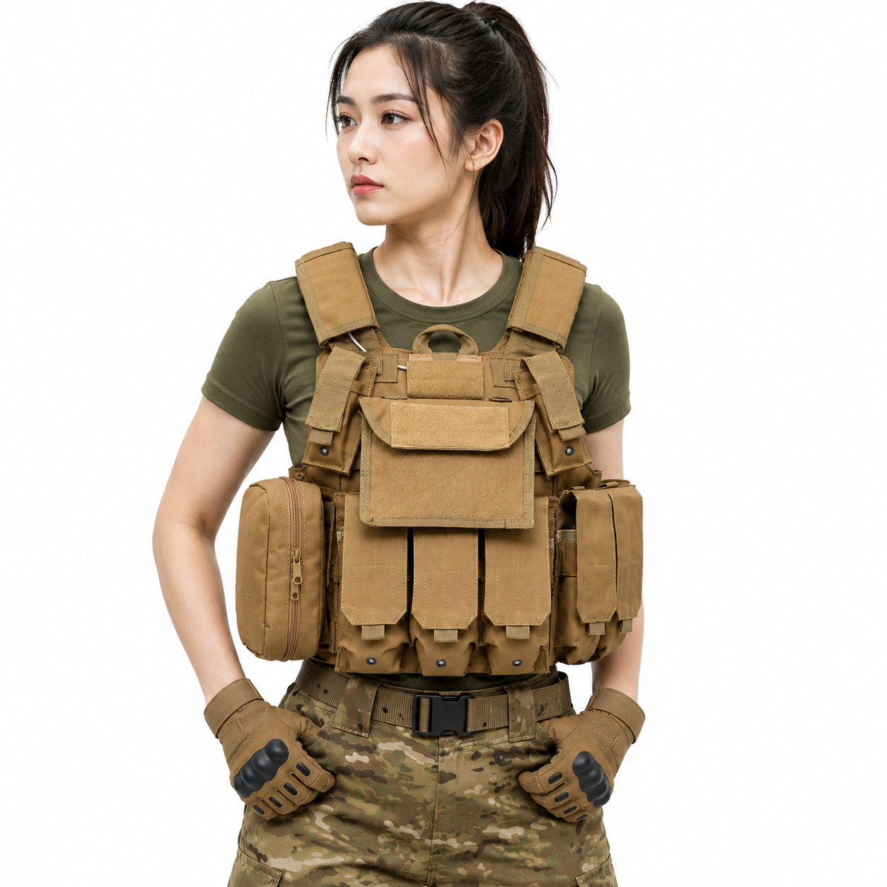 Quick Release Tactical Vest, Outdoor Training Camouflage Protective Vest, Stab-Proof Modular Tactical Vest manufacture