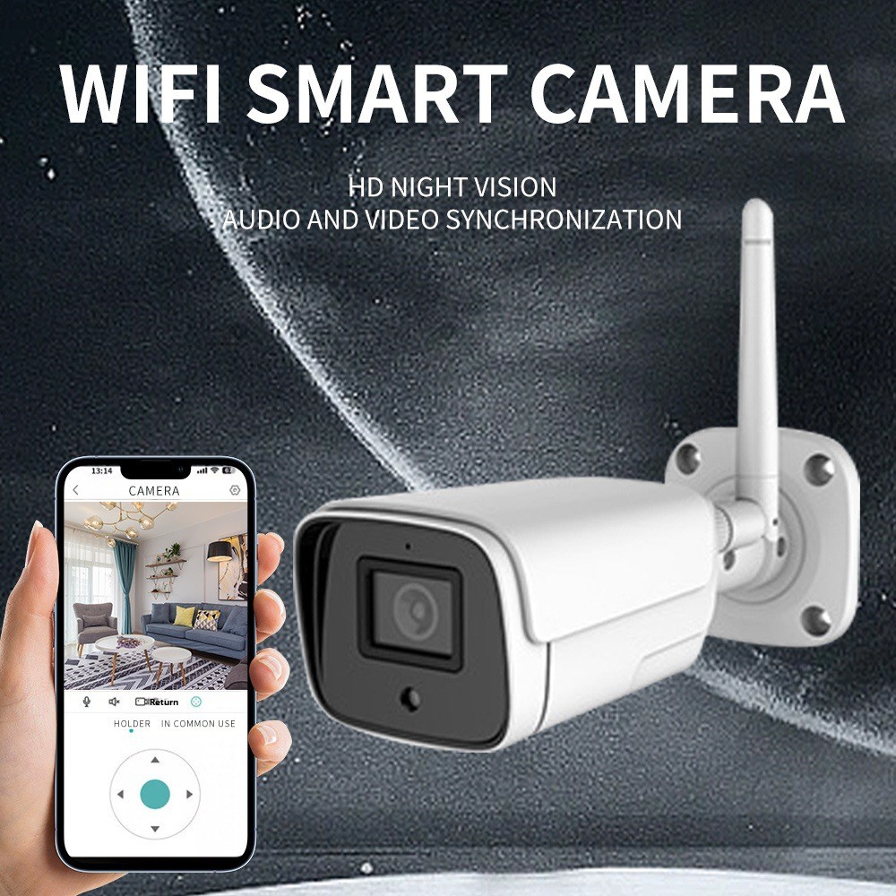 Outdoor 2MP Wireless WiFi CCTV Camera Home HD Infrared Gun Mobile Phone Voice Alarm Backlight Compensation Manufacturers details