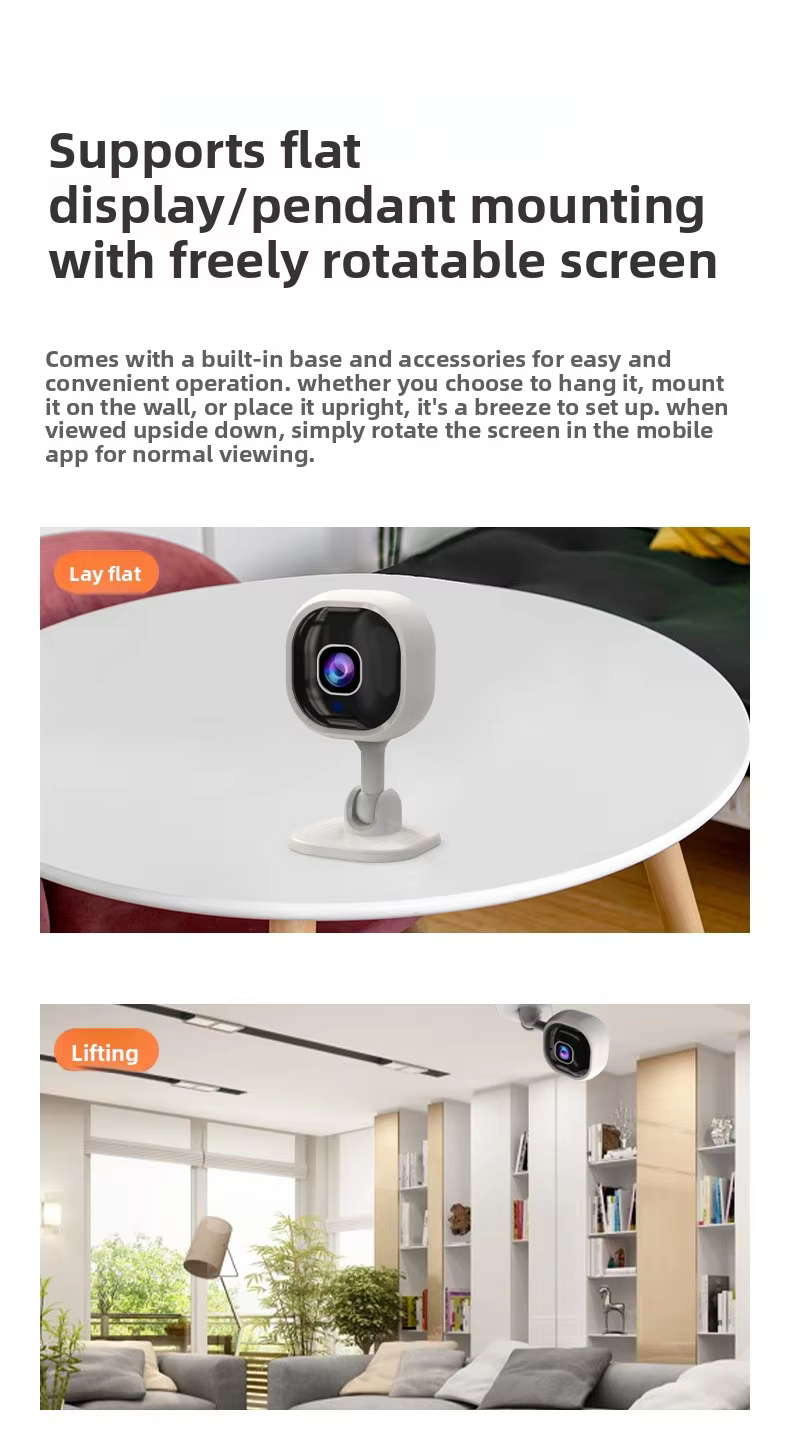 A3 HD Night Vision Two-Way Intercom Wireless WiFi Security Camera with TF Card Support Drone Mounting