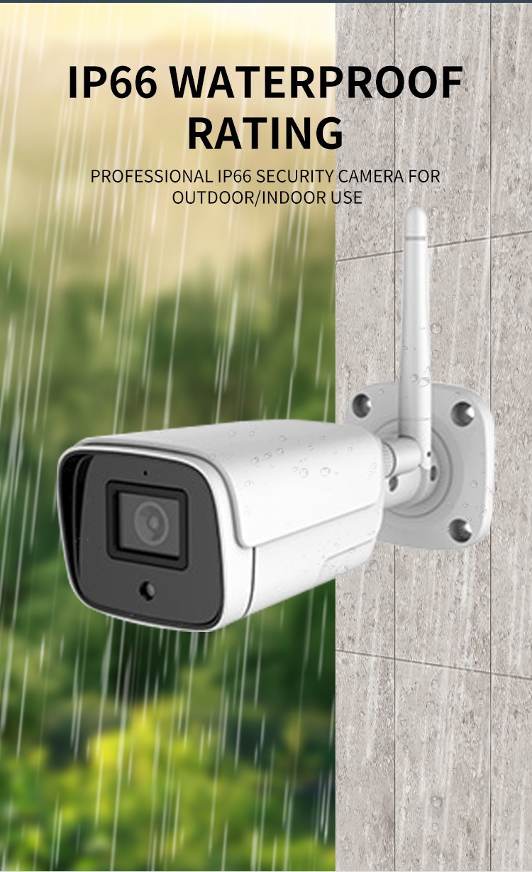 Outdoor 2MP Wireless WiFi CCTV Camera Home HD Infrared Gun Mobile Phone Voice Alarm Backlight Compensation Manufacturers factory