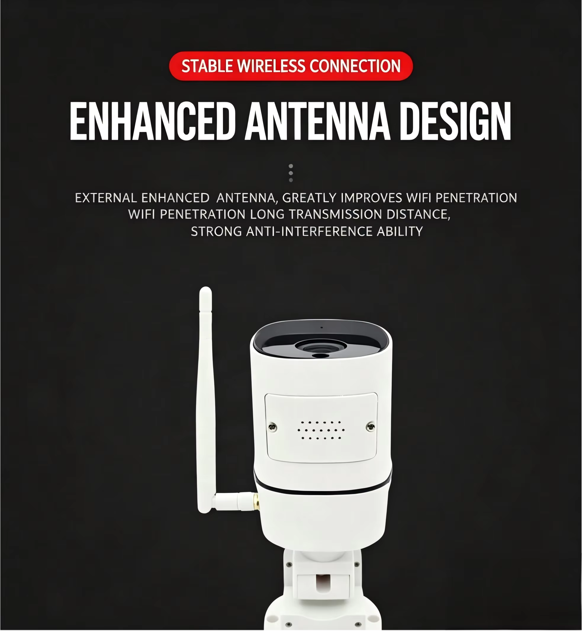 3MP Outdoor WiFi Security Camera with AI Smart Features 1080P Night Vision Cloud Storage supplier