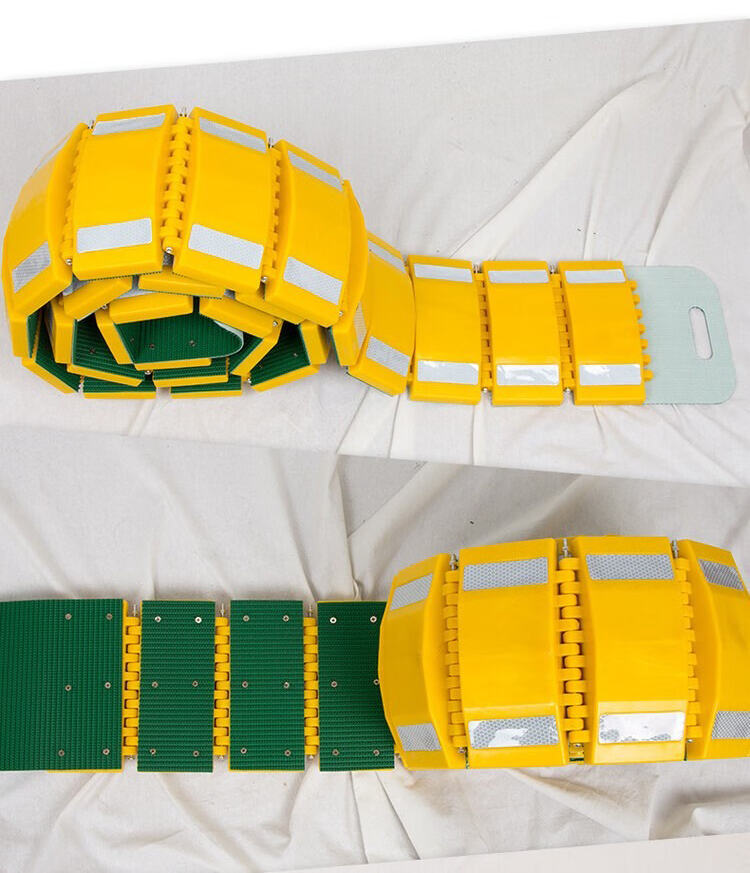 Portable Roll-Up Plastic Speed Bump: Durable, Reflective & Anti-Slip Road Safety Solution supplier