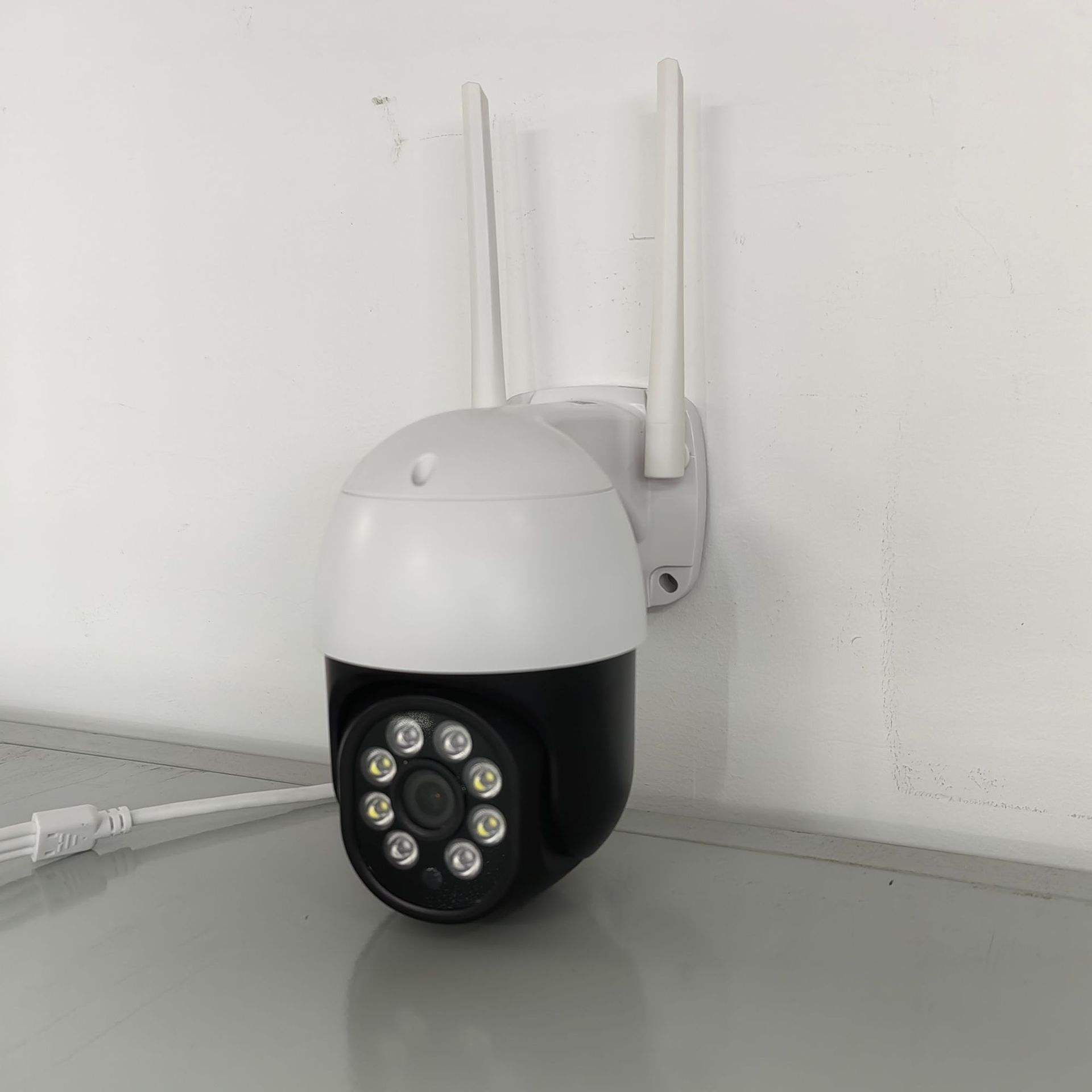 4MP WiFi PTZ Security Camera, IP66 Waterproof 360° View Wireless Dome Camera with HD Night Vision