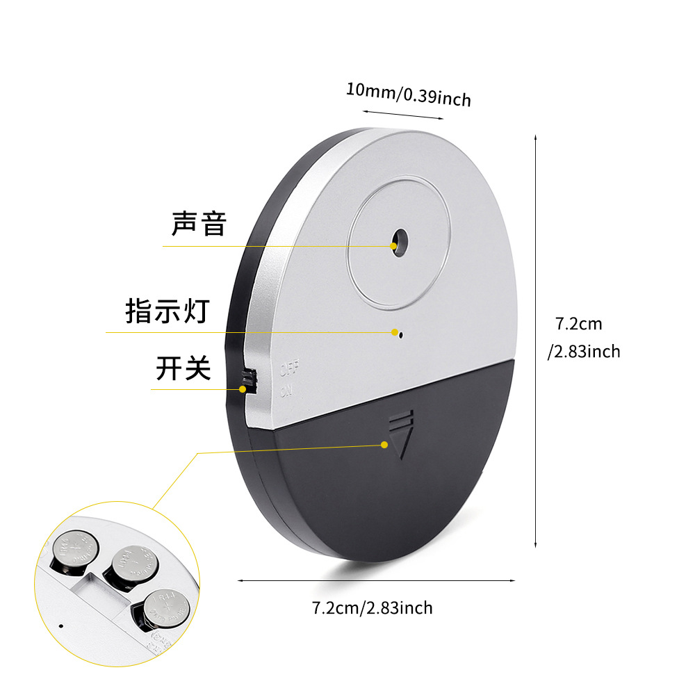 Smart Door Window Security Alarm 120dB Vibration Trigger Anti Theft Sensor for Apartment and Hotel details