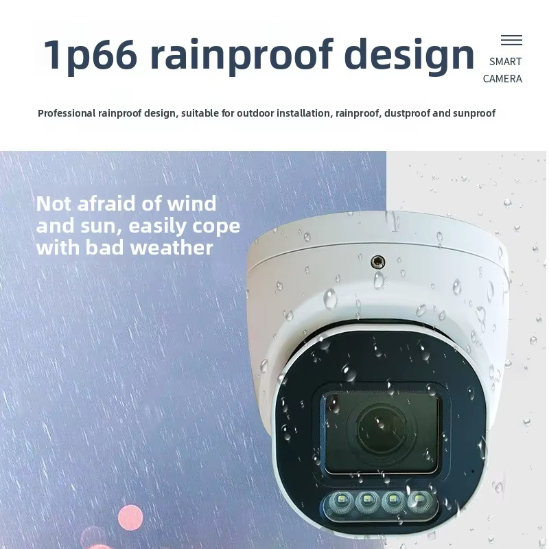 Factory Wholesale 4MP PoE Dome Smart Full-Color IP Security Camera Two-Way Audio Alarm Network CCTV Video Monitoring System supplier