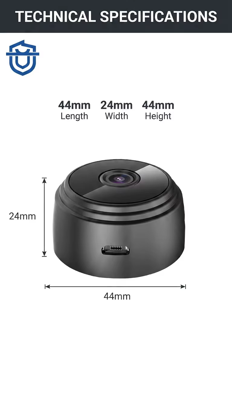 A9 Smart Mini WiFi Security Camera HD 1080P Wireless Portable Outdoor Action DV Home Video Monitoring Motion Detection Cam