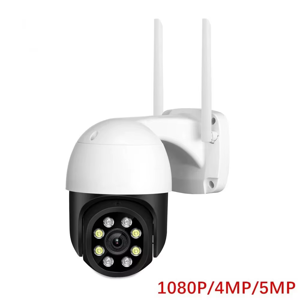 4MP WiFi PTZ Security Camera Outdoor 360 Degree View Wireless IP Camera Smart Color Night Vision Waterproof CCTV Camera factory
