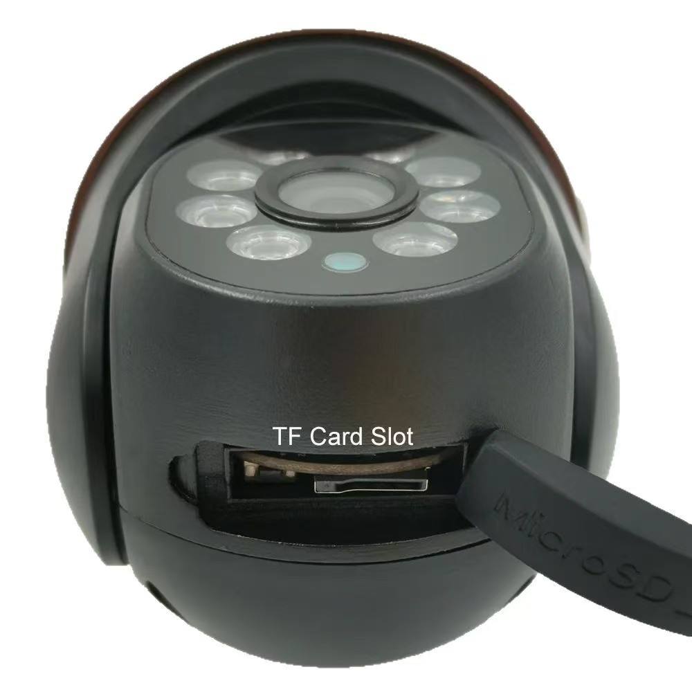4MP WiFi PTZ Security Camera, IP66 Waterproof 360° View Wireless Dome Camera with HD Night Vision