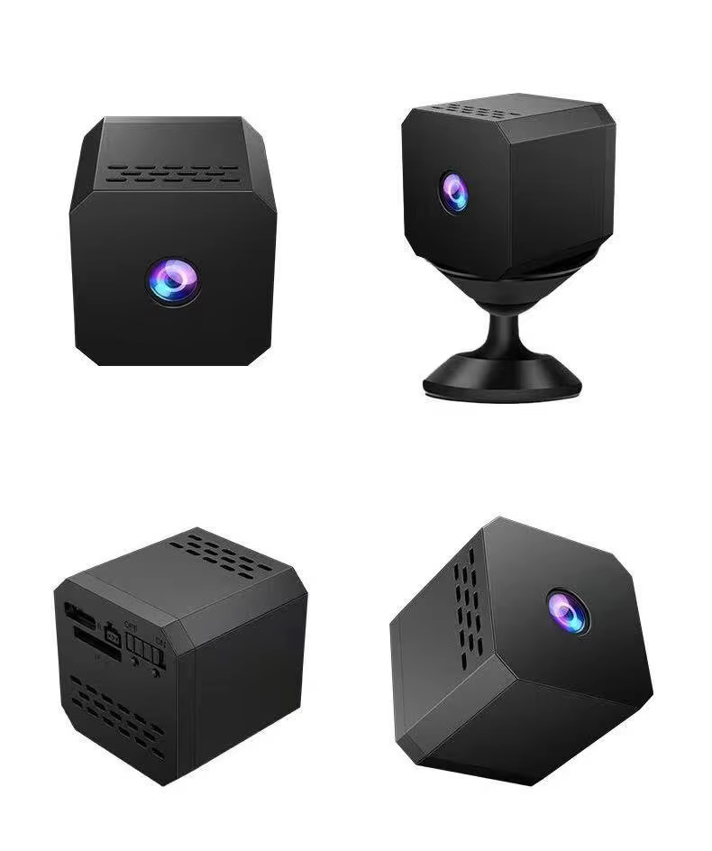 Wireless WiFi Security Camera HD Indoor Home Mini Motion Detection Monitoring Camera Rechargeable Battery