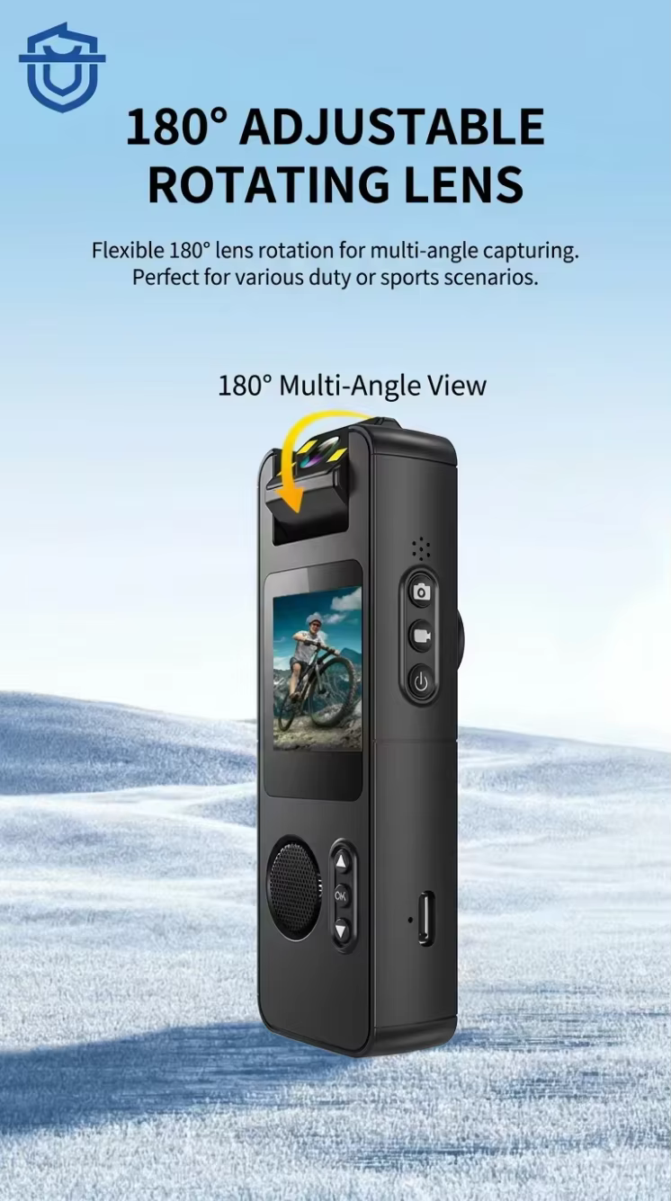CS11 Smart WiFi Body Camera HD 4K Waterproof Outdoor Action Sports Camera Professional CCTV Security Video Monitoring Kit