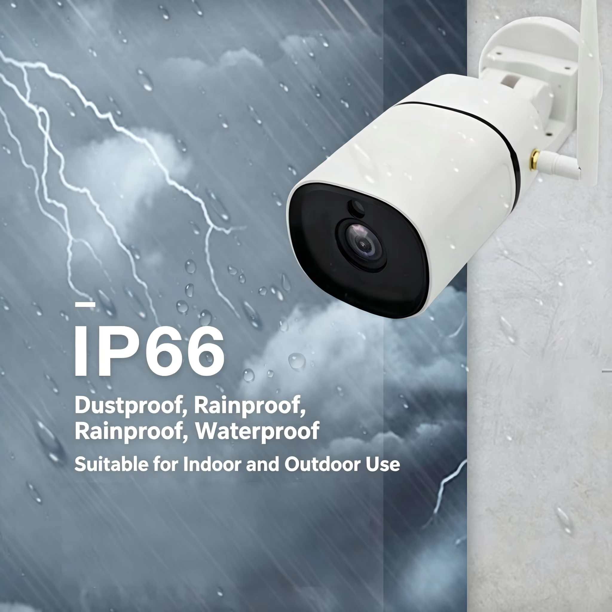 3MP Outdoor WiFi Security Camera with AI Smart Features 1080P Night Vision Cloud Storage supplier