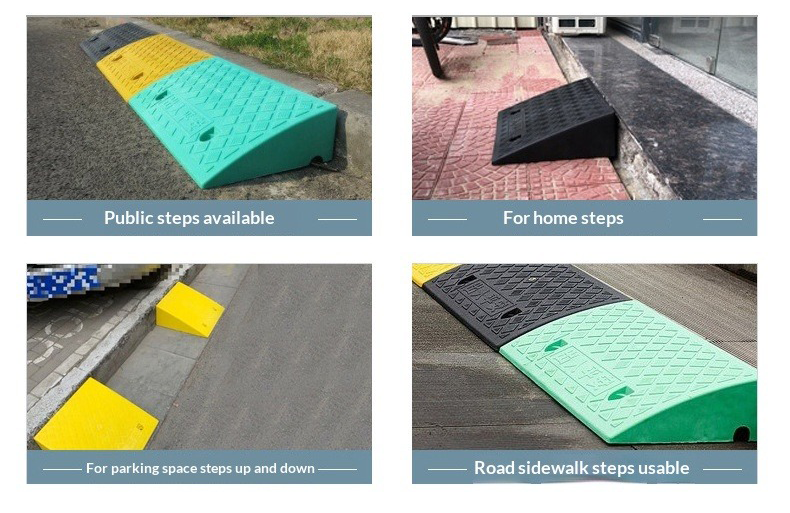 Plastic Slope Pad & Curb Ramp: Durable, Anti-Slip Car Access Solution manufacture
