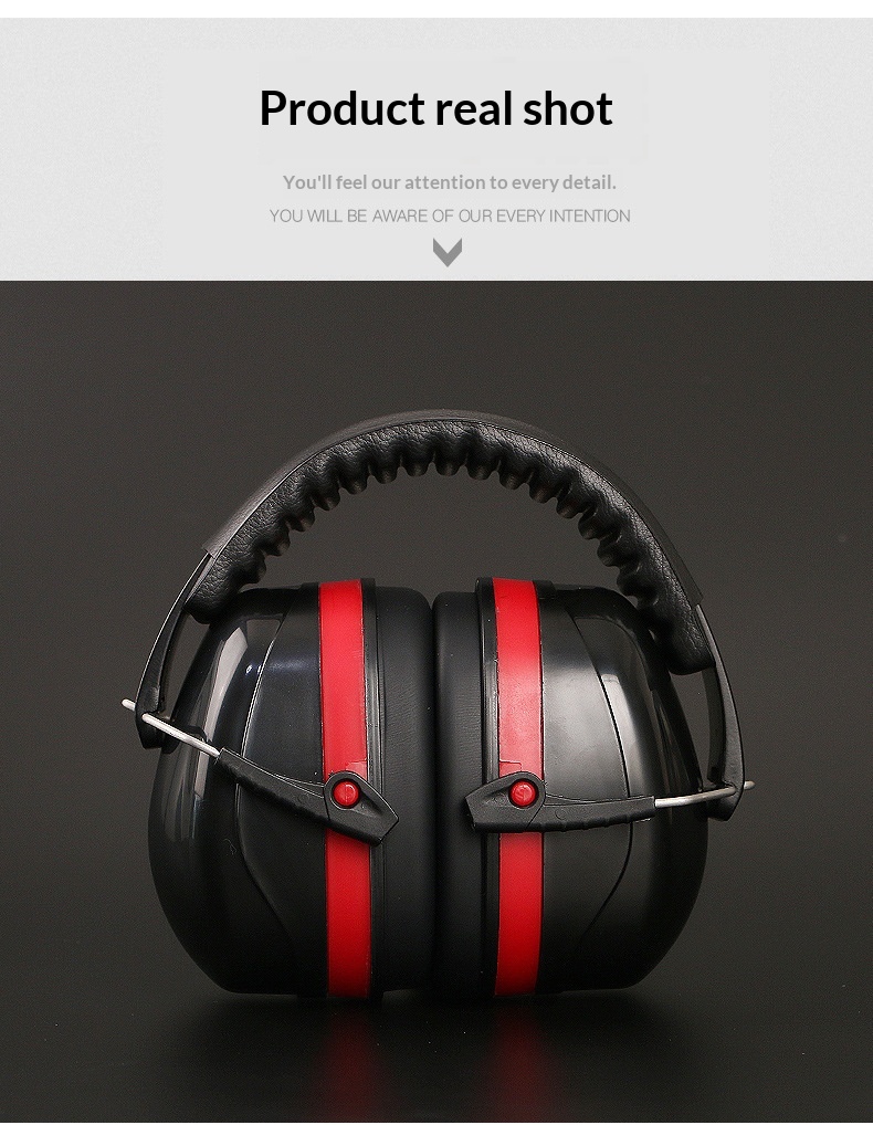 Deluxe Enhanced Earmuff-Style Soundproof Earmuffs, with Labor Protection Function, Suitable for Factory Noise Reduction details