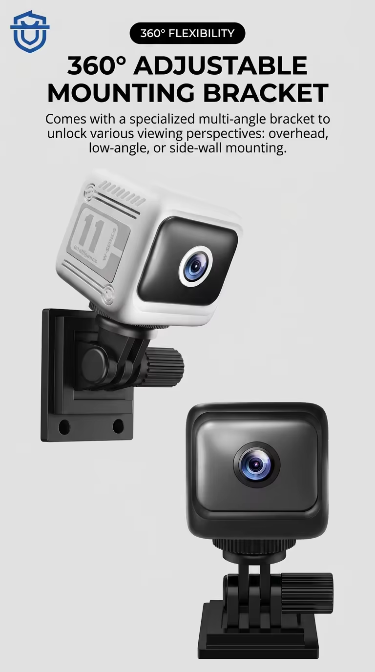 W11 Smart WiFi Security Camera 1080P Wireless Home CCTV Monitoring Night Vision Large Battery Long Battery Life Video Cam factory