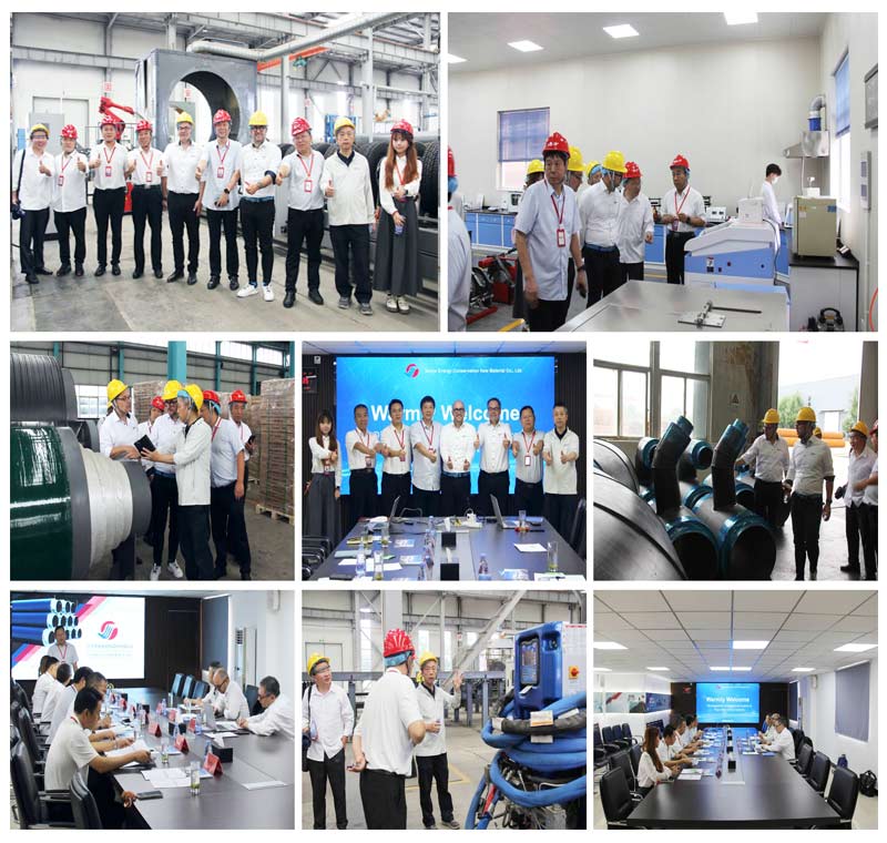 Europe Delegation Visits Sanjie's Luoyang Plant for Pre-Insulated Pipe Factory Audit