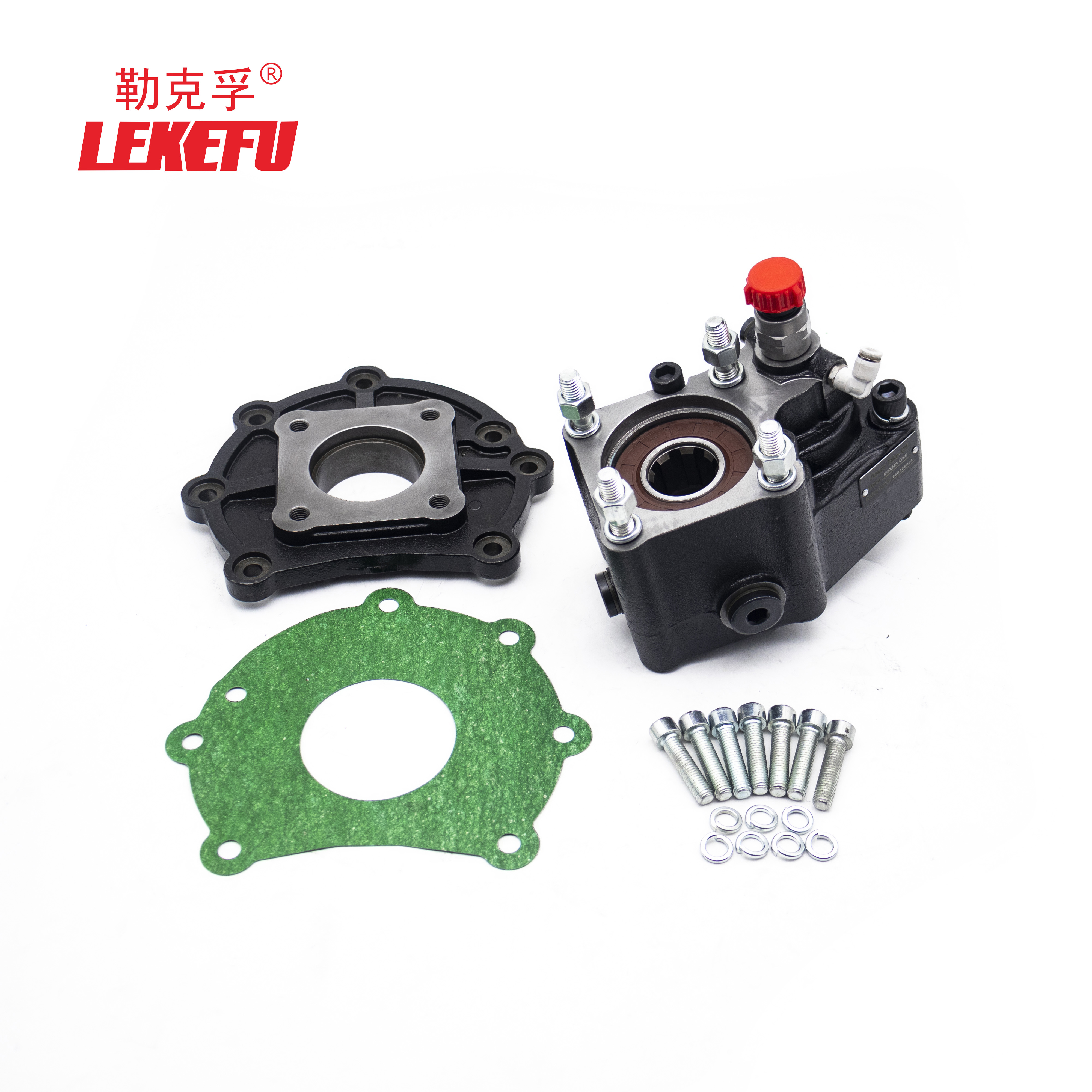 Power take-off used in heavy-duty trucks, dump trucks, and powder tanker gearboxes such as Mercedes, etc