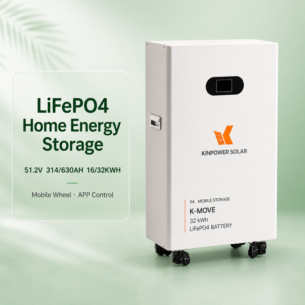 Mobile Battery Storage 15-32kWh | Floor Standing LiFePO4 Home Battery