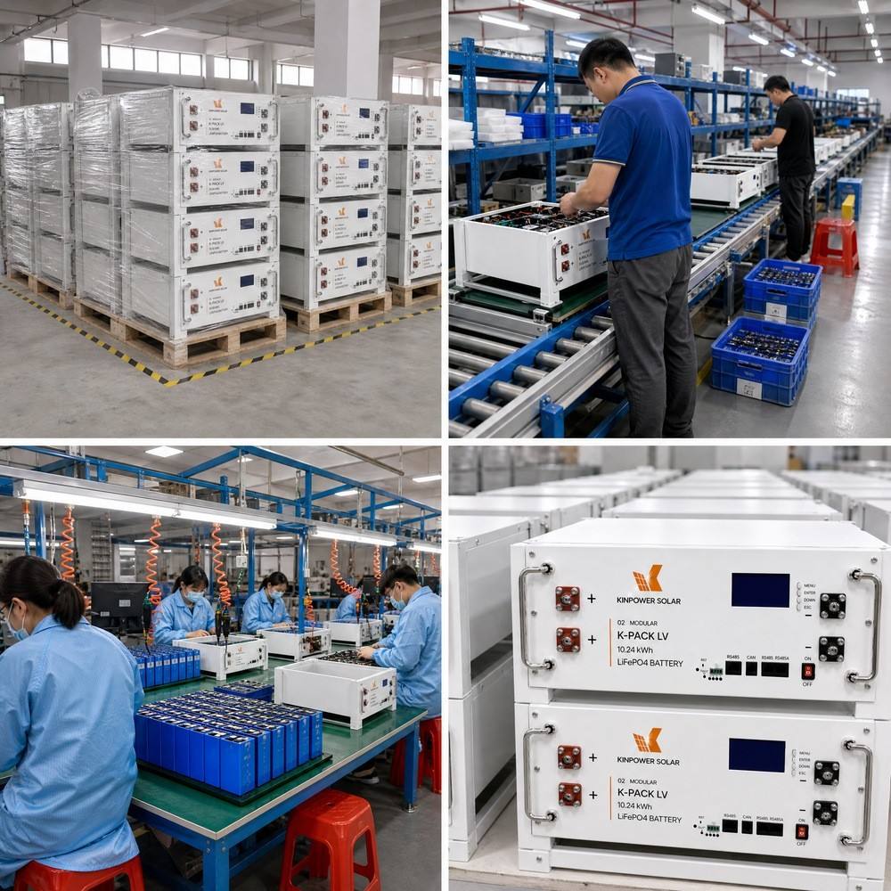 10kW Solar Energy Storage System | Stackable LiFePO4 Battery 25.6kWh