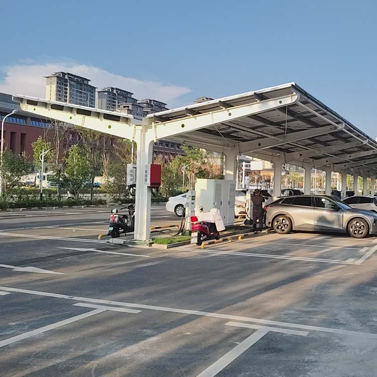 solar panel carport support structure