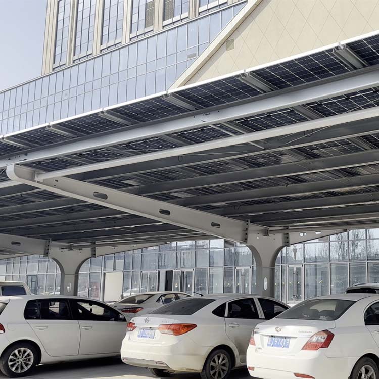 solar panel carport support structure