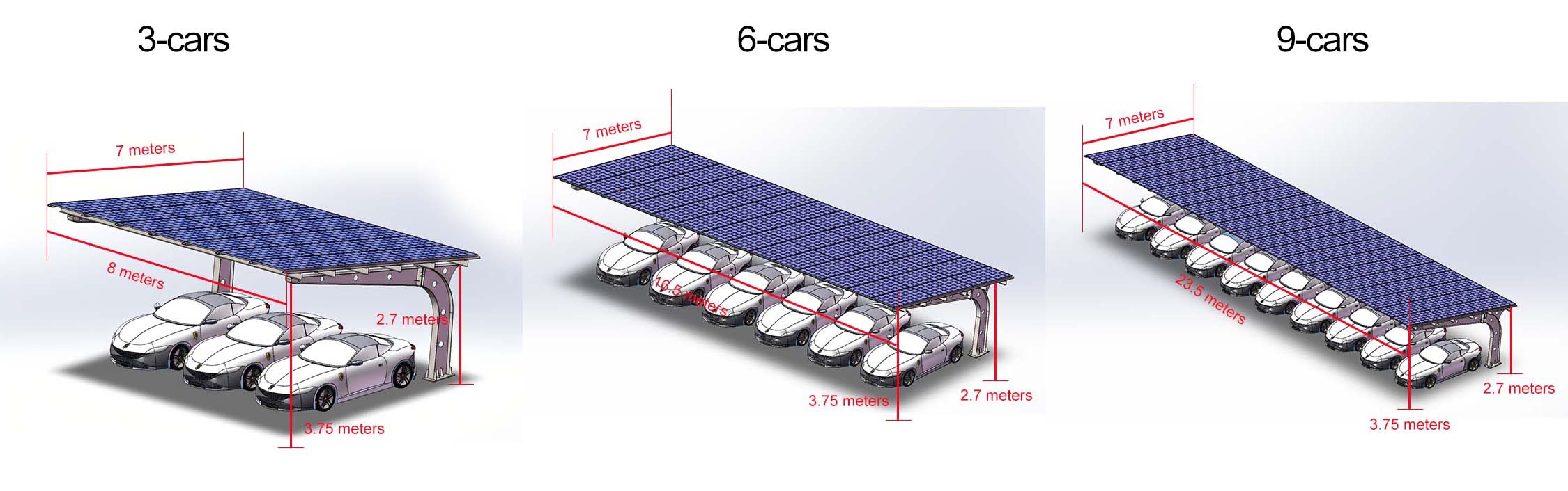 solar carport structure