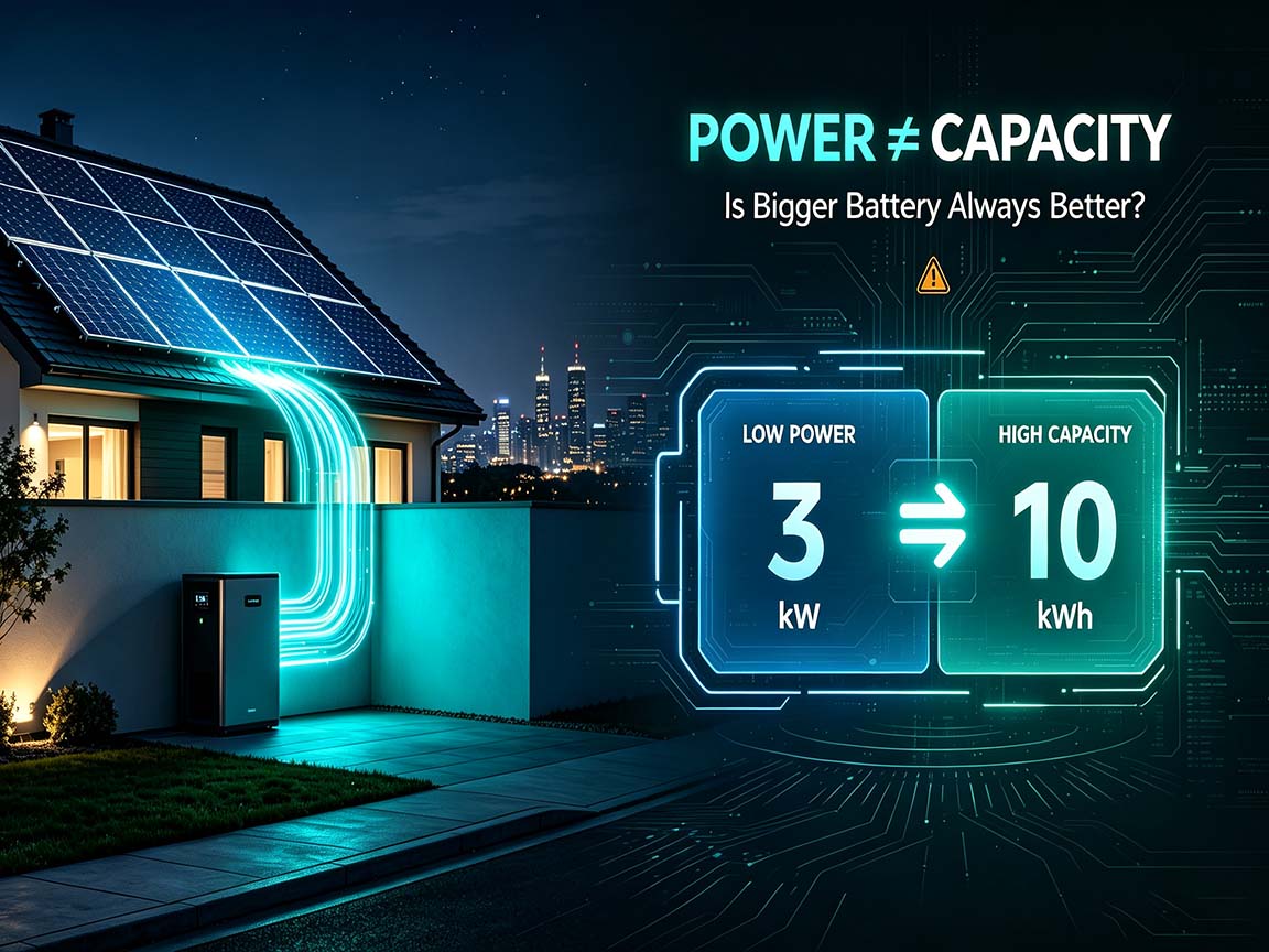 Low-Power, High-Capacity Home Energy Storage: Is It Really a Cost-Effective Choice?