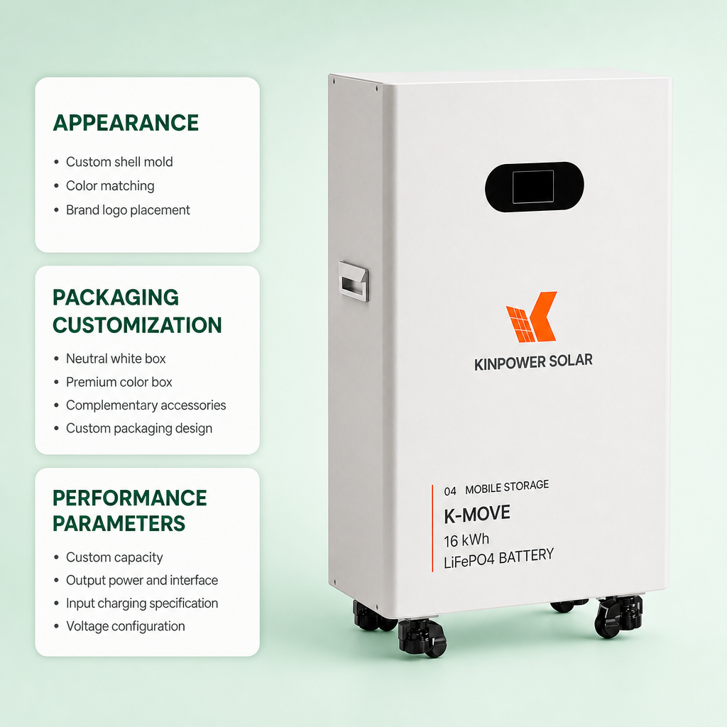 Mobile Battery Storage 15-32kWh | Floor Standing LiFePO4 Home Battery