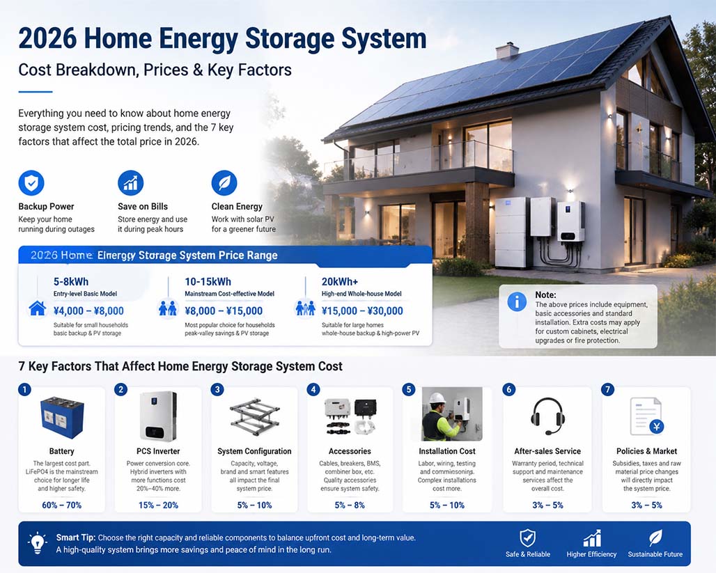 Core Analysis:7 Key Factors Affecting Home Energy Storage System Costs