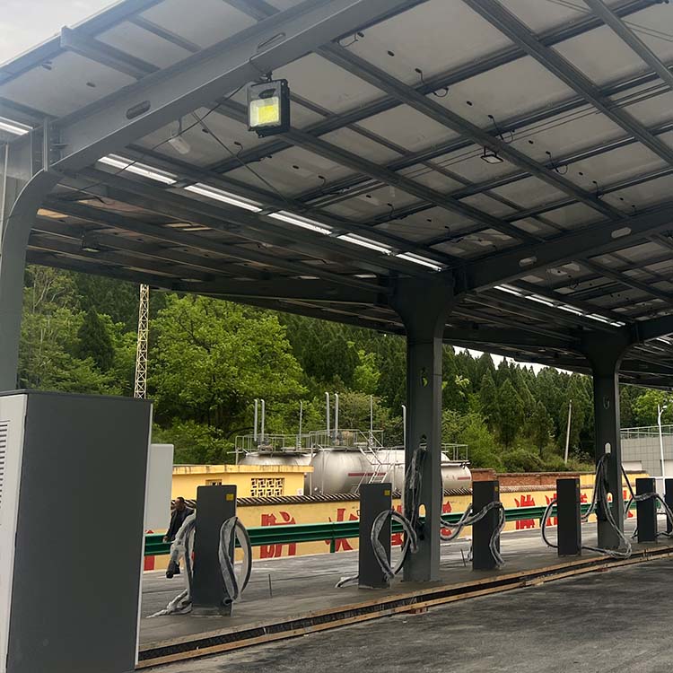 solar panel carport support structure