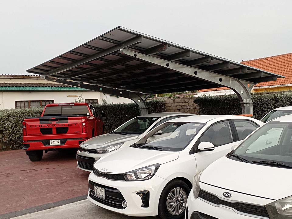 Solar Carport Case Study: 3-Bay Residential System Powers a Home in Curaçao