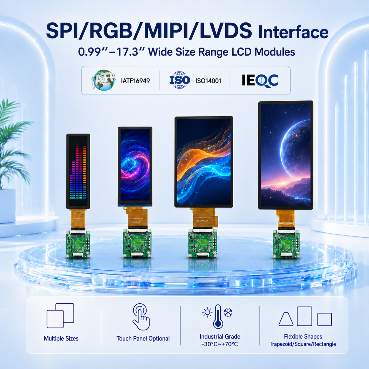 Why tft display becomes the core part of industrial touch terminals