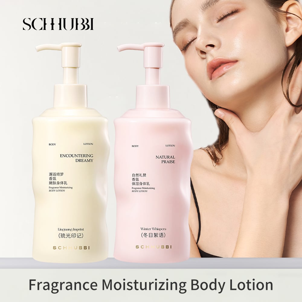SC544/SC545 Fragrance Moisturizing Body Lotion Duo Set — Shea Butter + Ergothioneine, 300g Pump Bottle