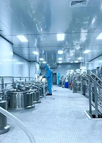 Ligne de production équipée d’un matériel entièrement importé