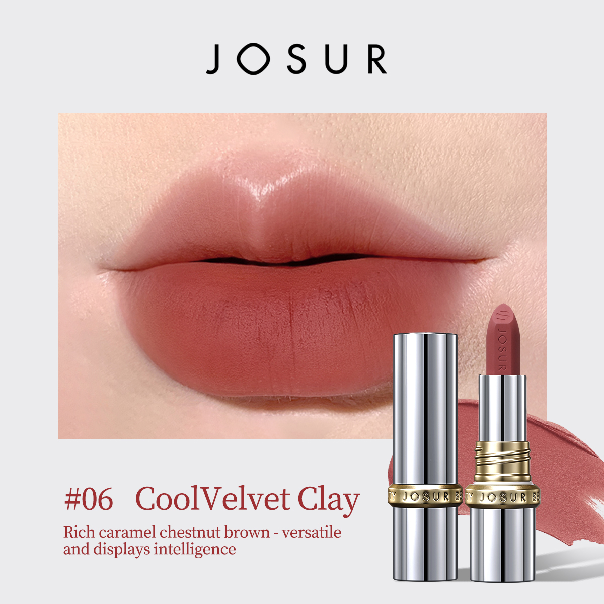 Jiuse JU421 Peptide Light Line Silk Mist Cloud Feel Color Holding Lipstick