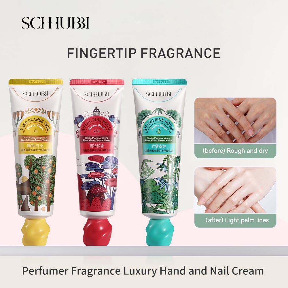 SC408 SC409 SC410 Perfumer Fragrance Hand & Nail Essence Cream Trio 80g