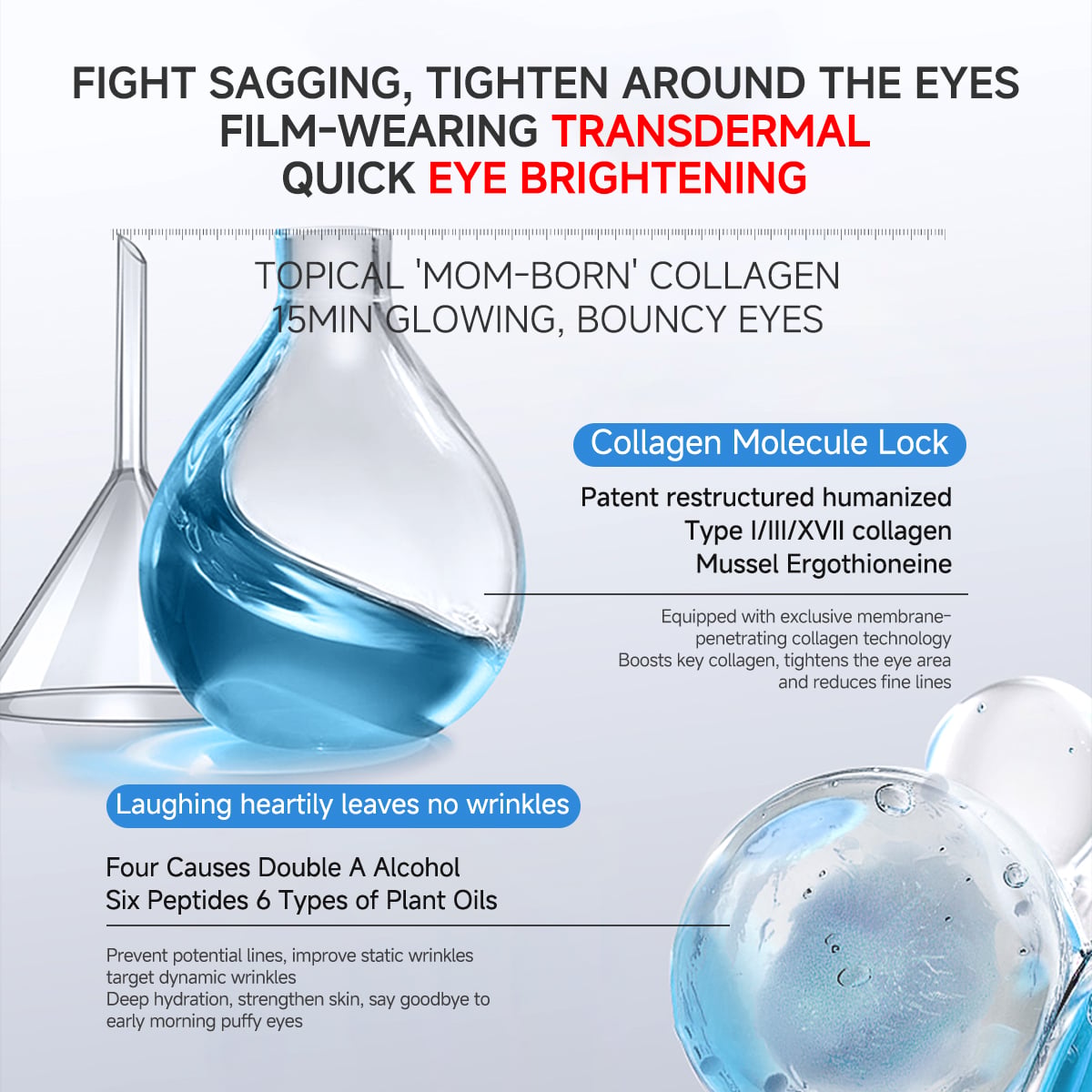 JOSUR JU320 Tetra-Factor Mussel Peptide Radiance Milk Eye Mask 60P