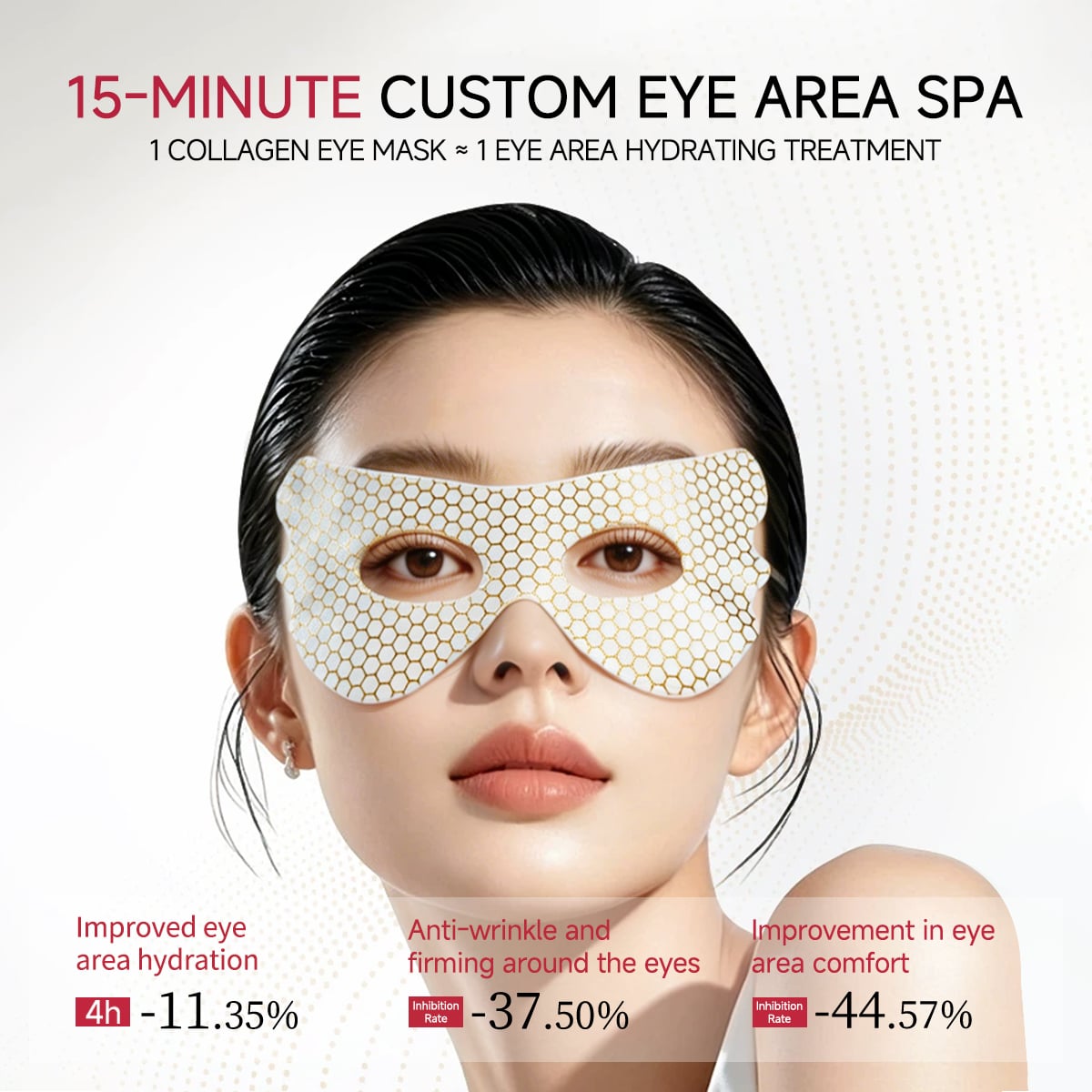 JOSUR JU566 Golden Caviar Anti-Wrinkle Milk Eye Mask & Eye Oil Set 10ml