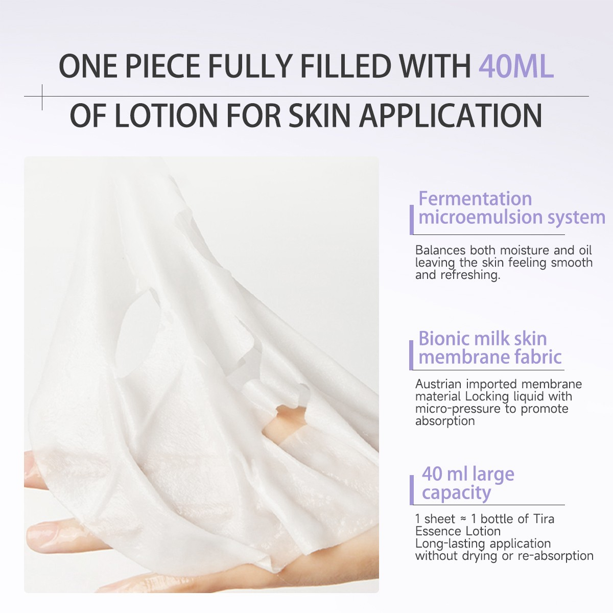ju402 salmon dna sodium multi factor lifting juvenile milk facial mask-4