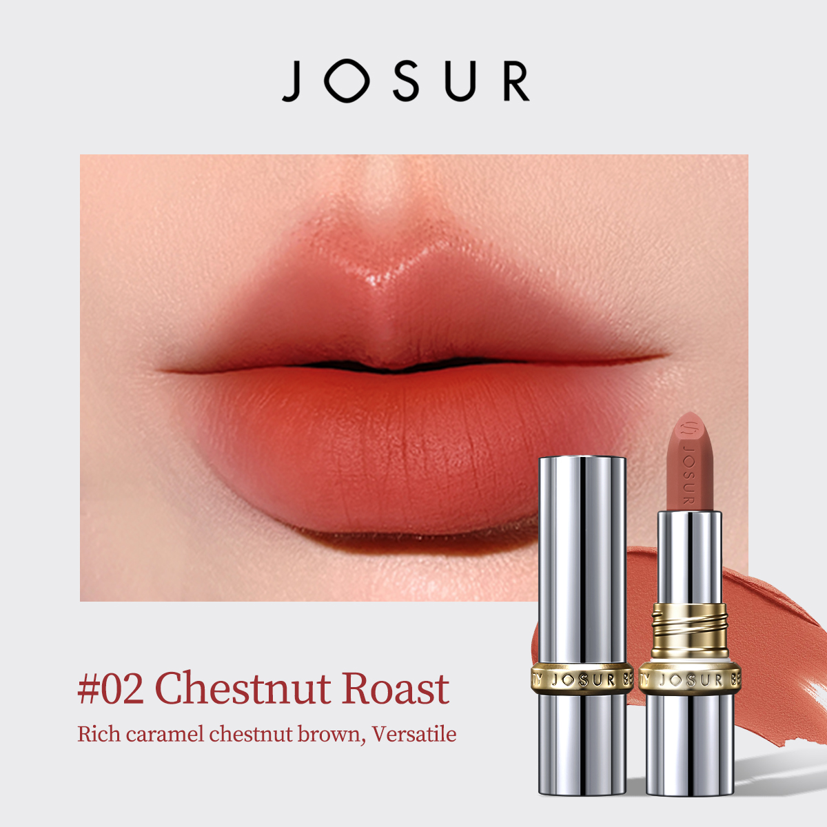 Jiuse JU421 Peptide Light Line Silk Mist Cloud Feel Color Holding Lipstick