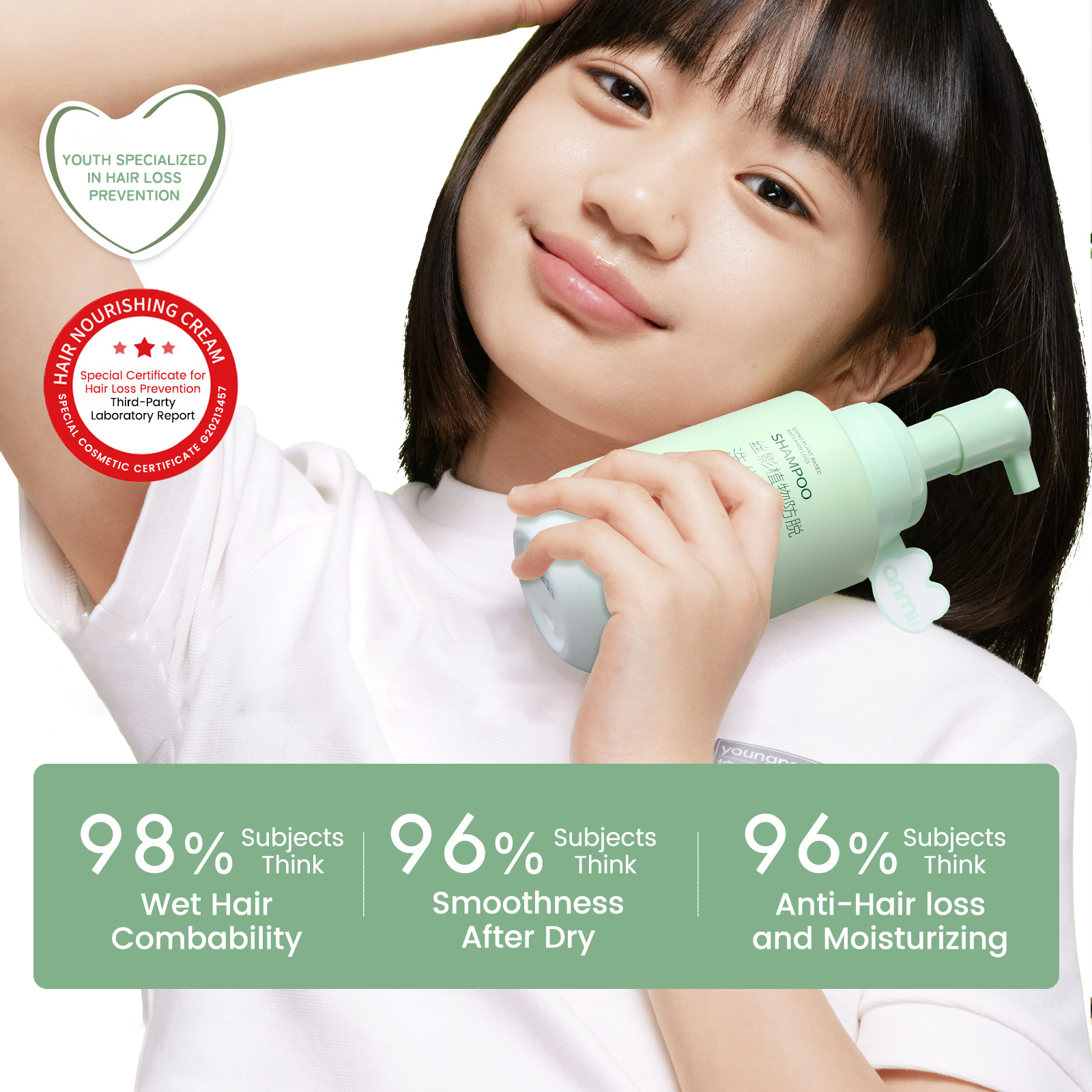 AM1023 Siying Plant Based Anti-Hair Loss Shampoo with Ginger Root Extract
