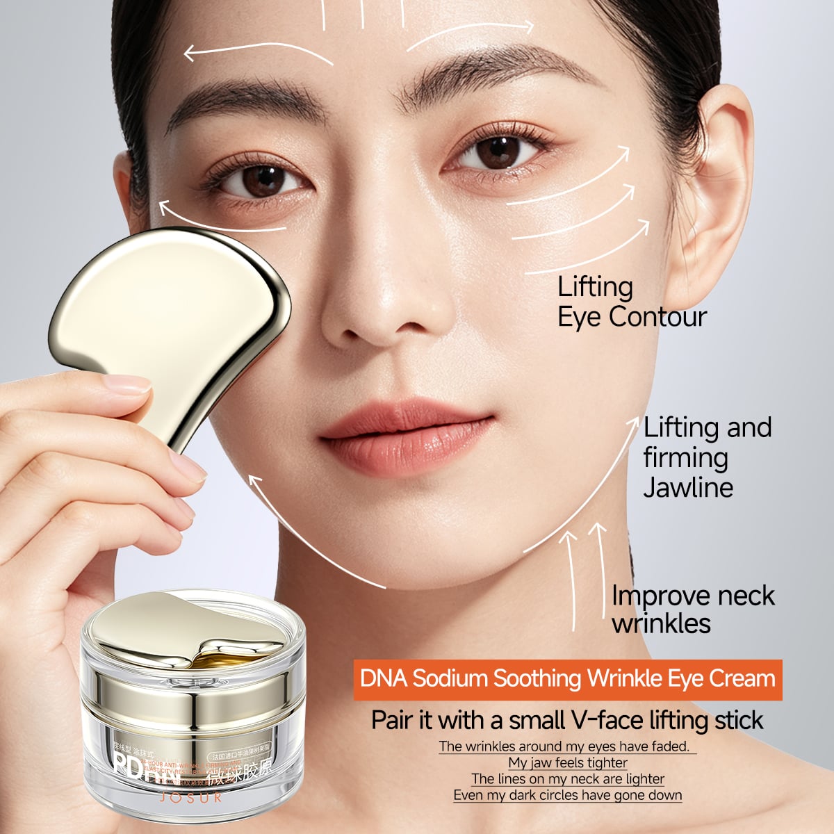 JOSUR JU567 24H Anti-Wrinkle Firming Rebound Eye Oil Cream 50g