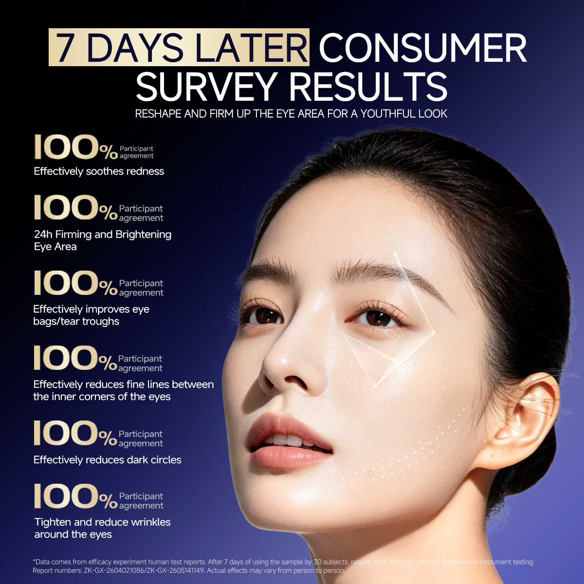 JU631 24H Anti-Wrinkle Firming Day & Night Eye Cream Set 50g×2 PDRN
