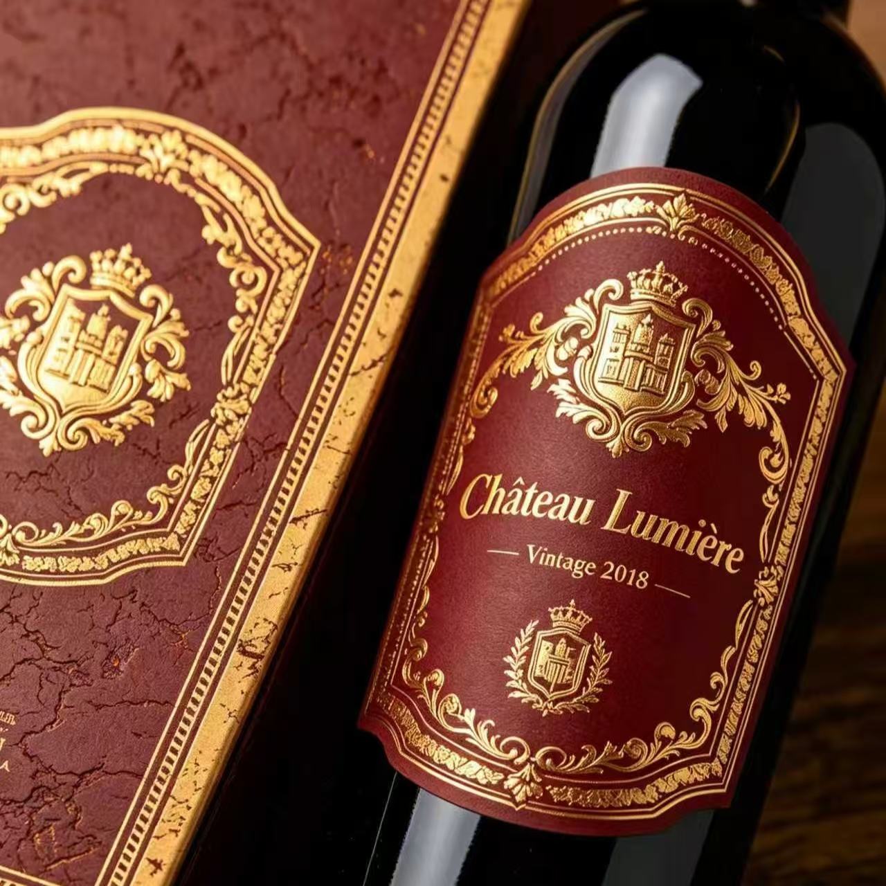 Gold Foil & Embossed Labels