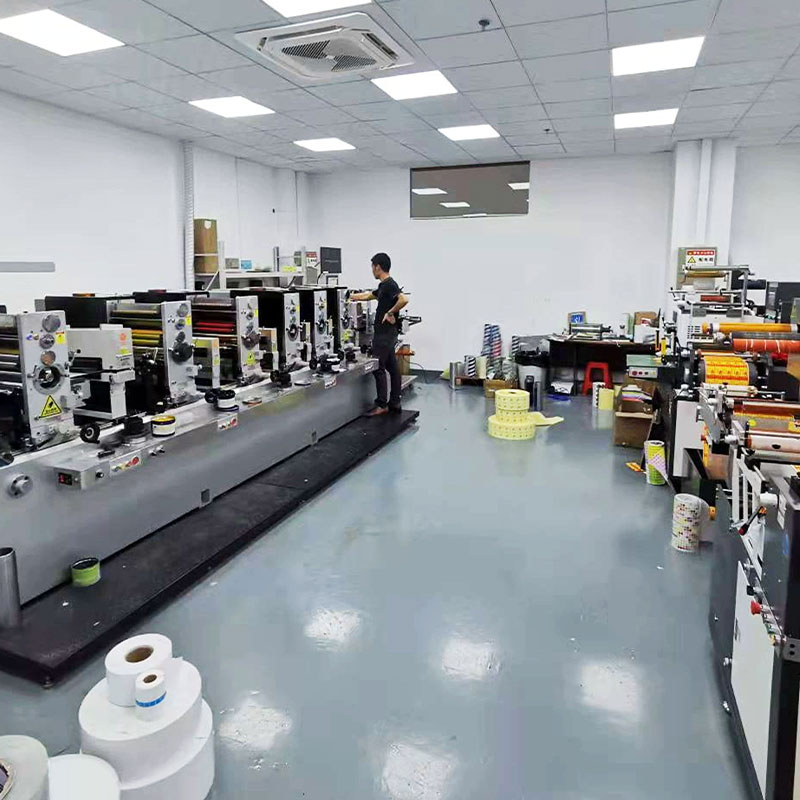 Custom sticker factory workshop — 5,000 m² production facility